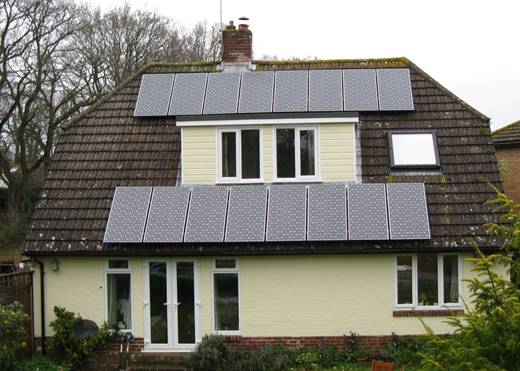 solar panel-PV in Bransgore