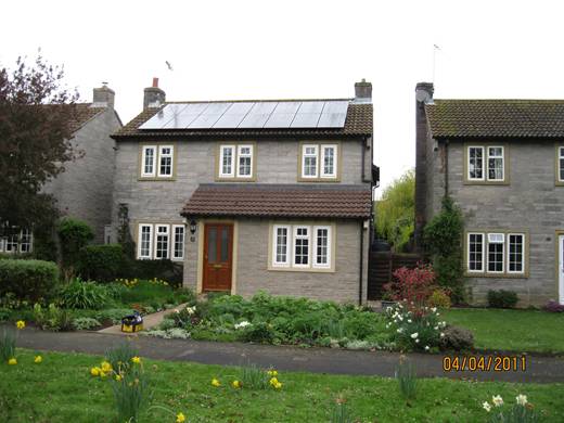 solar panel-Solar PV for Mr D in Queen Camel, Somerset