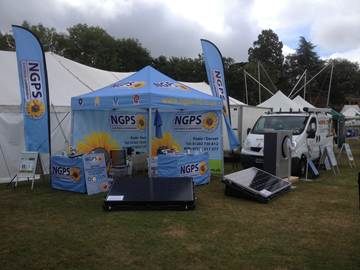 Main content area-NGPS stand at Poole Town and Country Show.