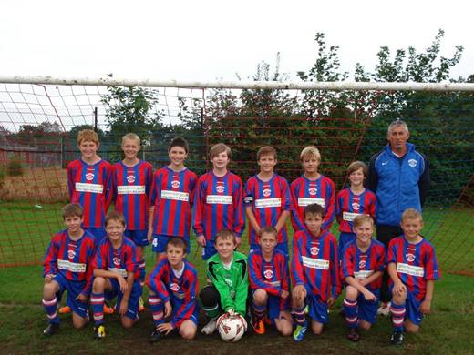 Special feature panel-Dexters Under 13 Football team