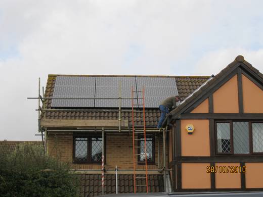 solar panel-A Sanyo HIT 240 watt installation in Talbot Village-3