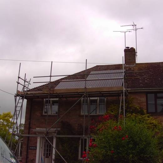 solar panel-A Sanyo PV System for Mrs Grinstead in Salisbury-1
