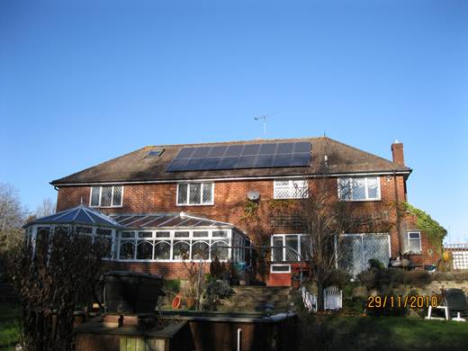 solar panel-Beecroft house Merley