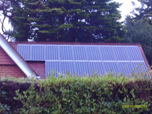 solar panel-Mr and Mrs M near Canford Cliffs in Poole